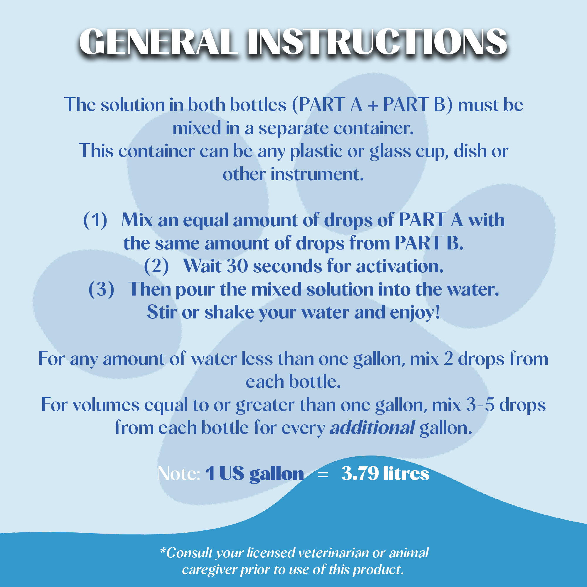 Water Purifying Drops (Glass Bottles)